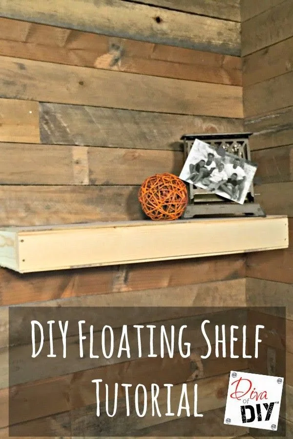 You have to see this tutorial on how to build  rustic floating shelves   