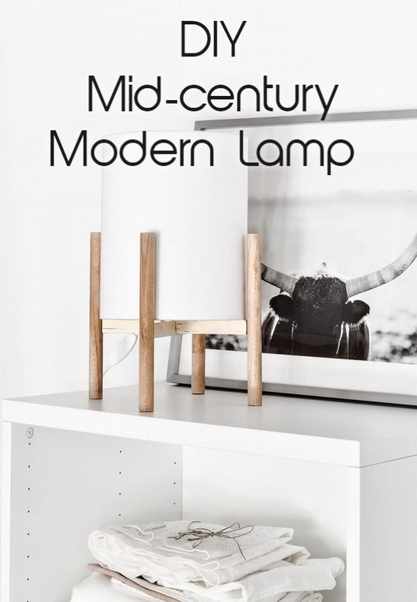 Check out the tutorial on how to make a  mid-century lamp. Looks easy enough!  