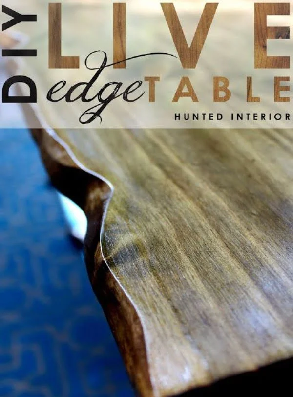 live edge table 