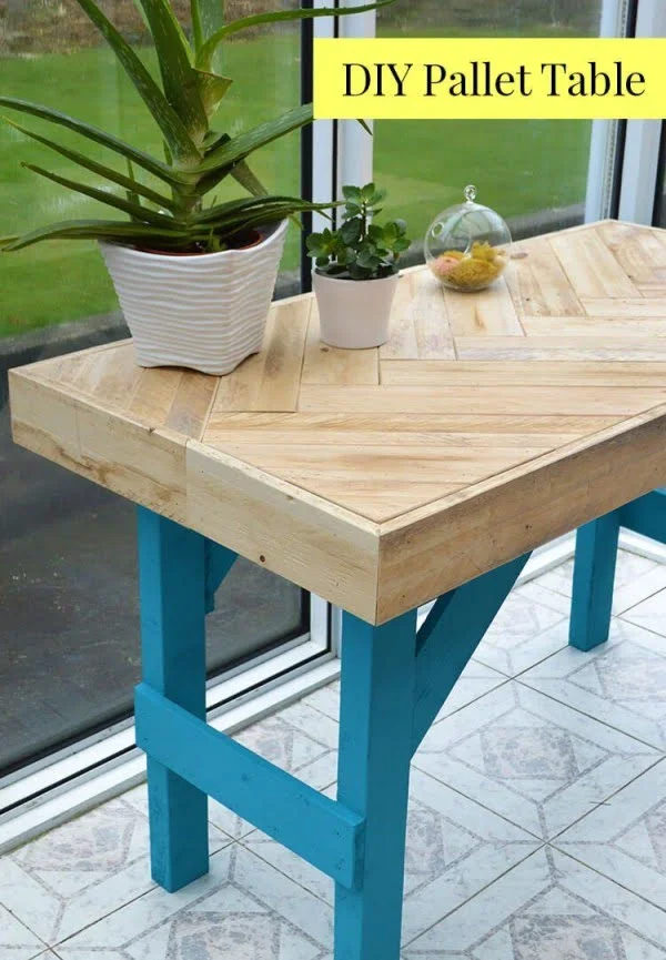 pallet houten tafel