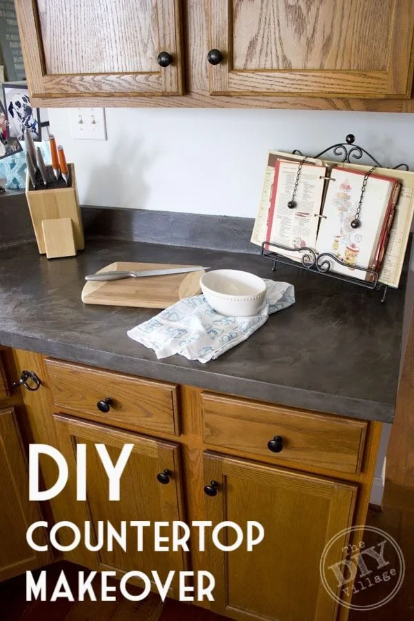 20 Easy Countertop DIY Tutorials to Revamp Your Kitchen - Check out the tutorial on how to make a  kitchen countertop. Looks easy enough!  