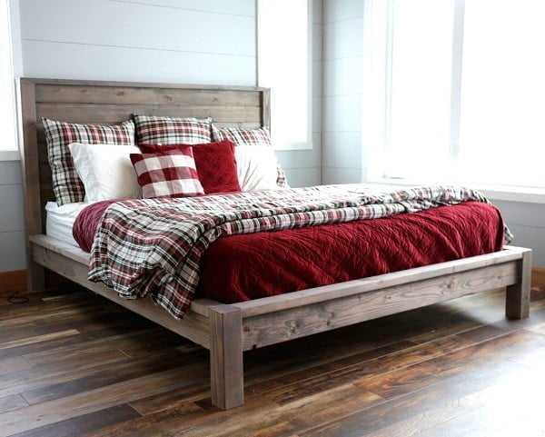 modern farmhouse bed