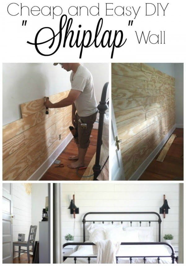 How to make a   shiplap wall. Looks easy enough!  