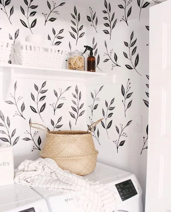 100 Fabulous Laundry Room Decor Ideas You Can Copy - You have to see this decor idea with charming hand-made baskets and a gentle mix of neutrals.Love it!