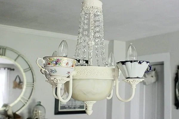 Flamboyant DIY Tea Cup Chandelier Chandelier  