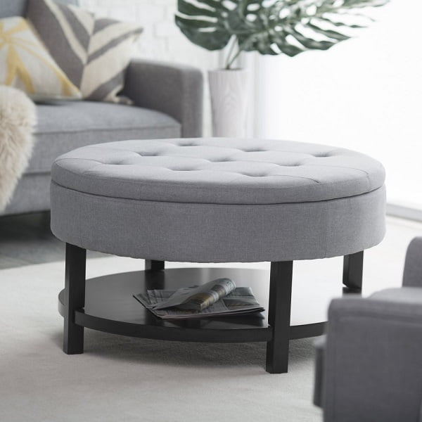 The Top 10 Best Ottoman Coffee Tables, Round Coffee Table With Storage Ottomans