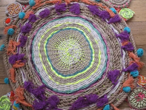 How to make a  Rope Swirl Tapestries