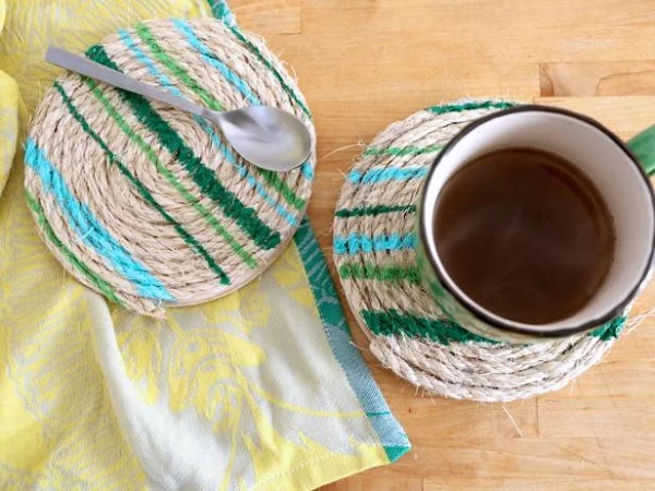 How to make a  Rope Trivets countertops