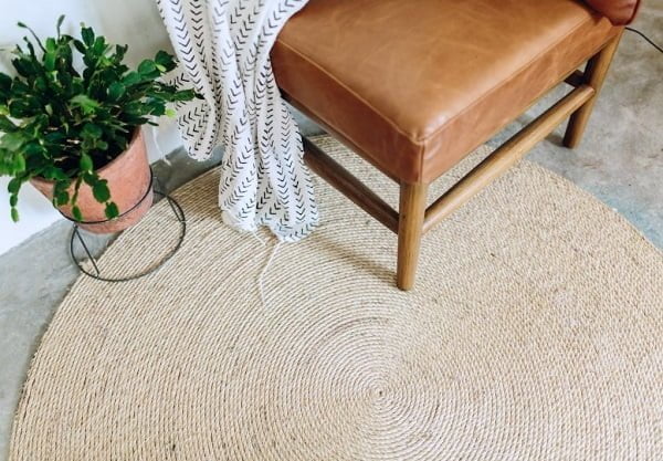 How to make a  Round Rope Large Area Rug