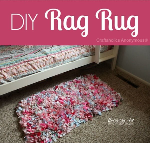 How to make a Scrap Fabric Rag Rug