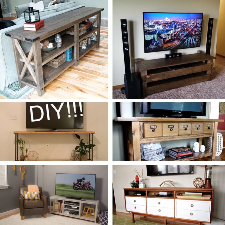 42 Diy Tv Stand And Media Console Ideas