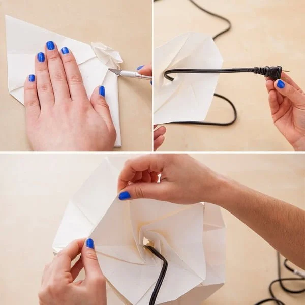 Exceptional DIY Paper Origami Chandelier  