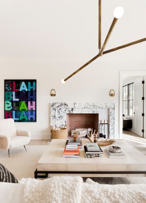 Decorate with Scandinavian Solid Wood Coffee Table #homedecor