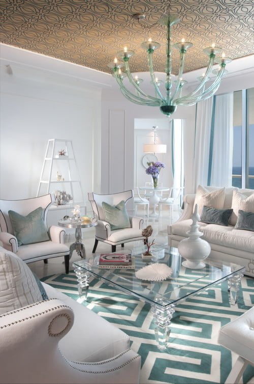 Decorate with a Classic Glass Coffee Table #homedecor
