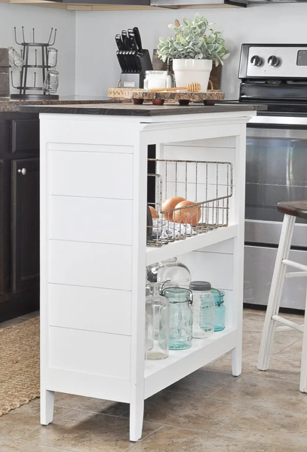 Bookshelf Kitchen Island 