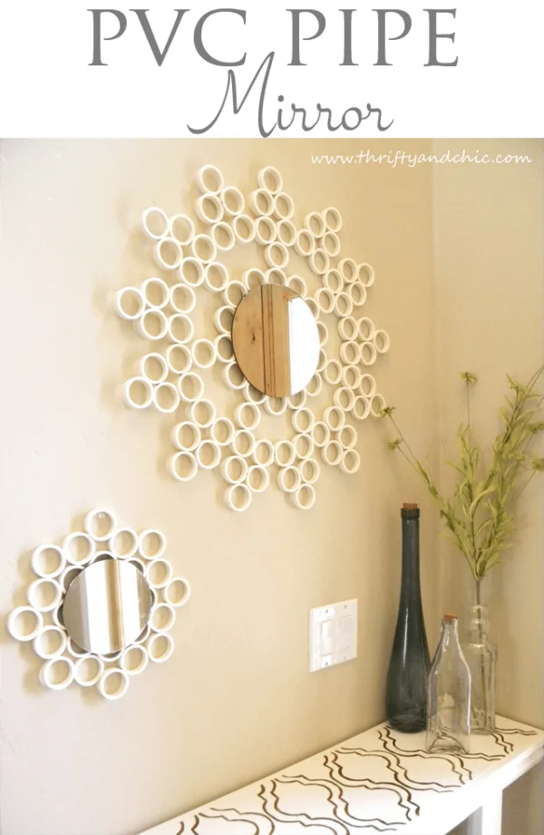 How to make a DIY PVC Pipe mirror  