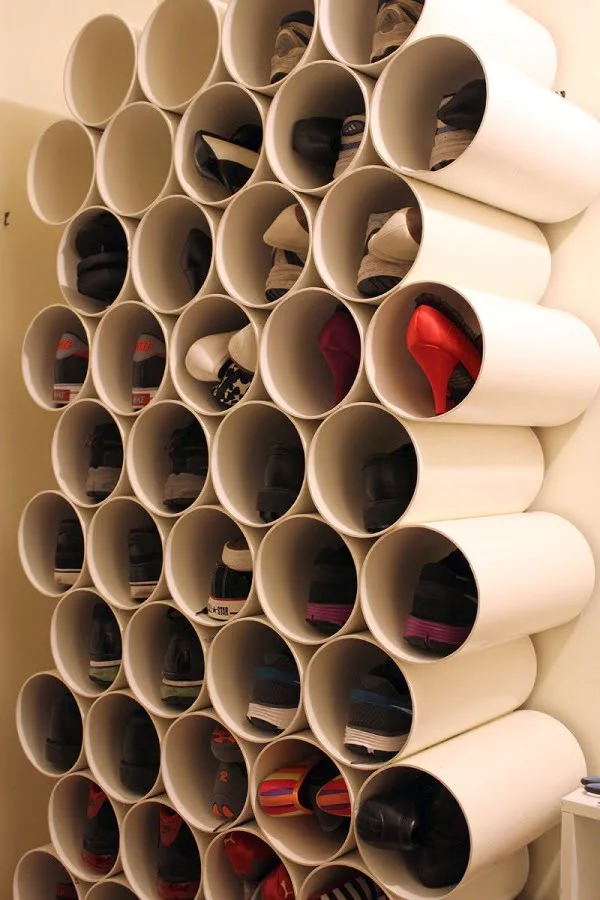 How to make a  PVC Pipe Shoe Rack 
