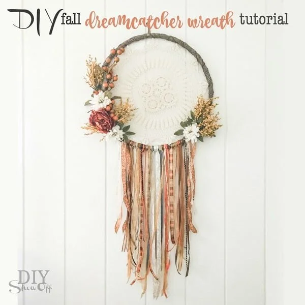 fall dreamcatcher wreath
