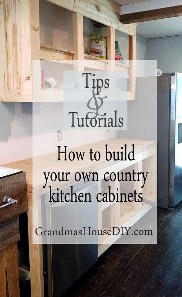 How to build  country style kitchen cabinets  