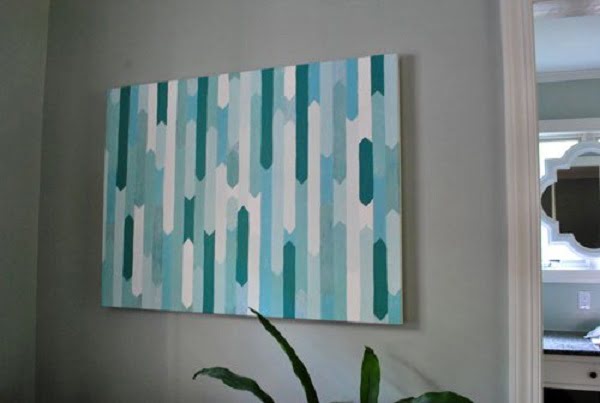 How to make pretty painted  Canvas Art