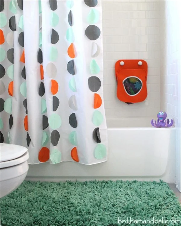 How to make  Kids Shower Curtains 