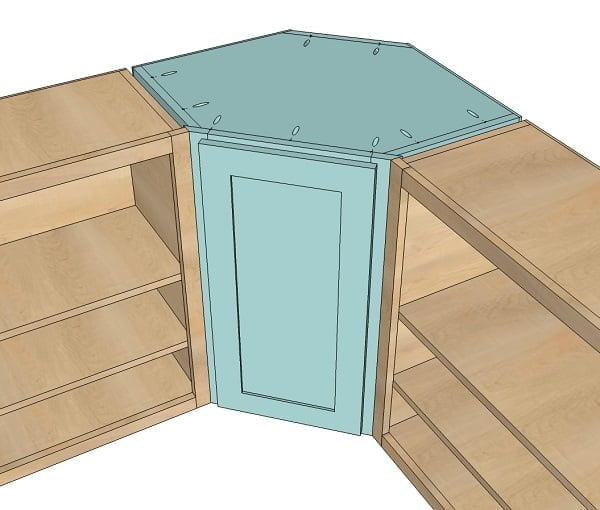 How to build  kitchen corner cabinets  