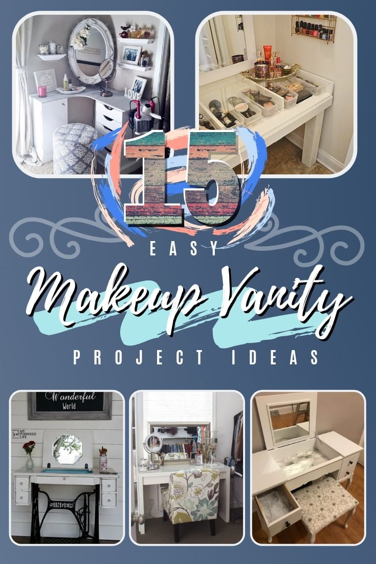 Diy Makeup Vanity Plans / 15 DIY Vanity Table Ideas You Must Try • DIY 