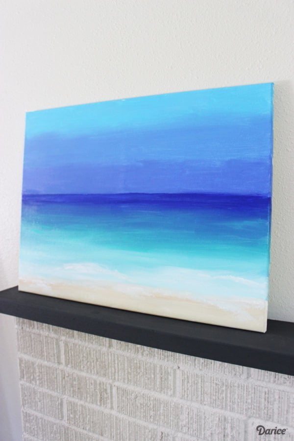How to make oceanic  Canvas Art