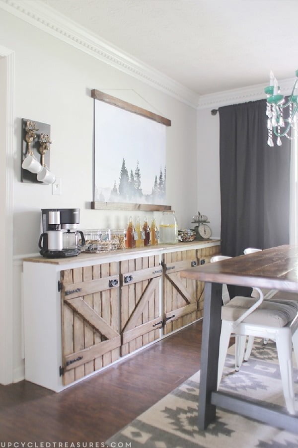 How to build  rustic barnwood kitchen cabinets  