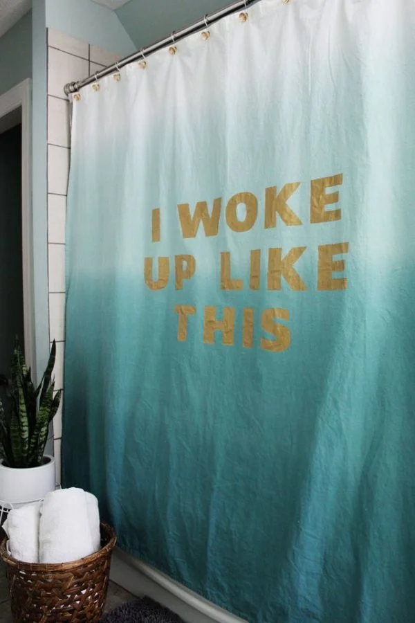 How to make  Shower Curtains 