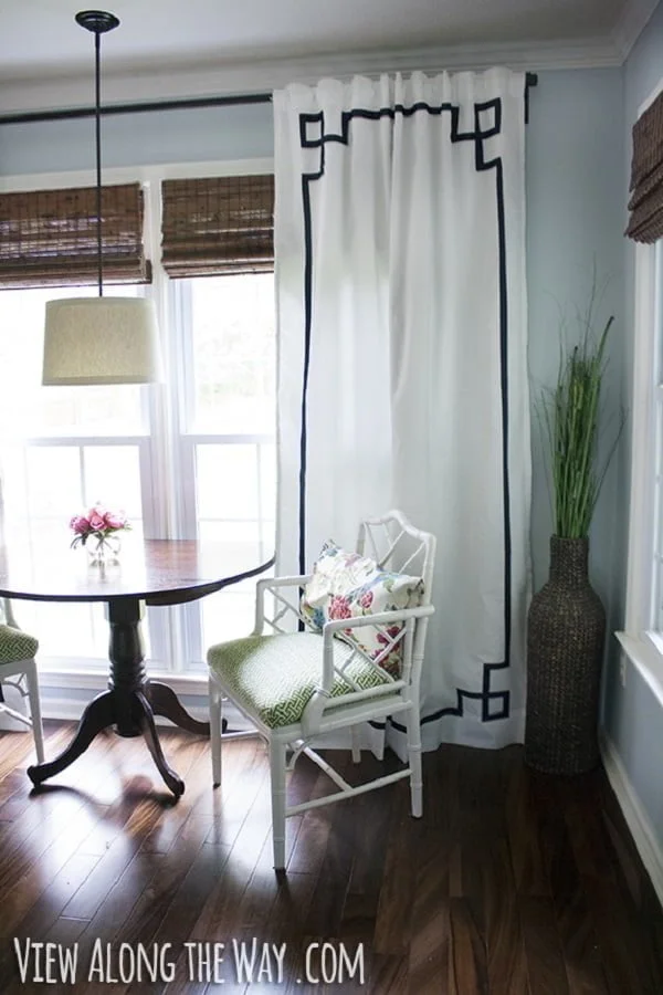 How to make  Temple Frame Curtains 