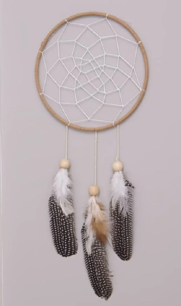 dreamcatcher with feathers