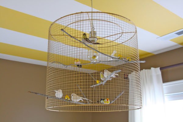 How to make a delicate Bird Cage  lampshade 