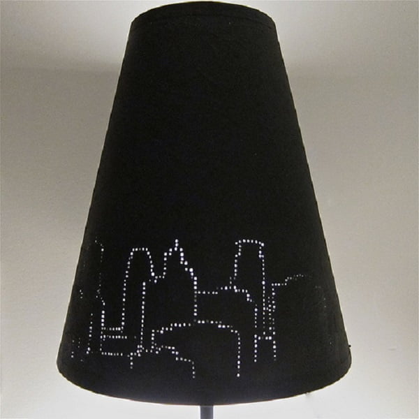 How to make a heavenly cityscape  lampshade 