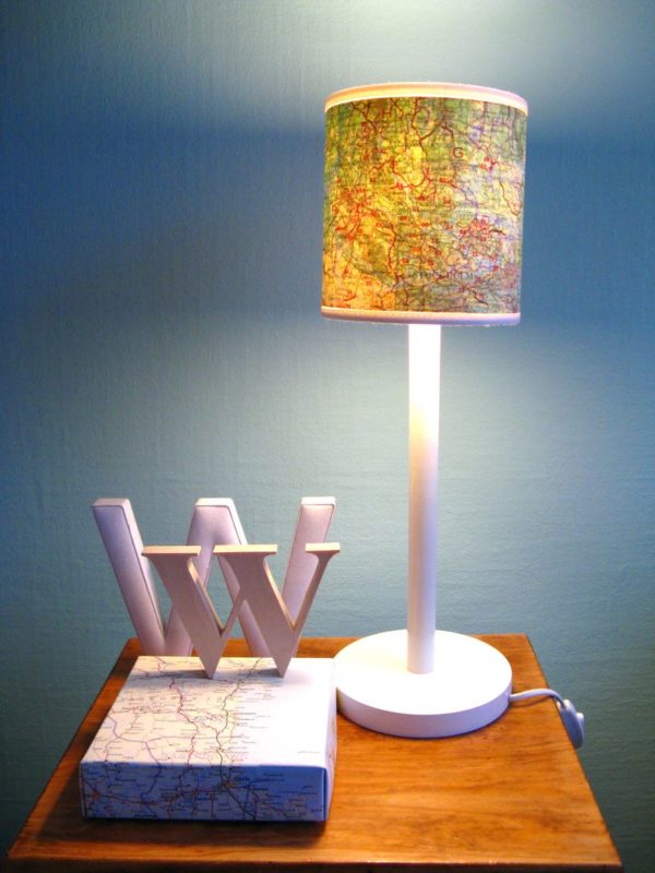 How to make a glorious world map  lampshade 