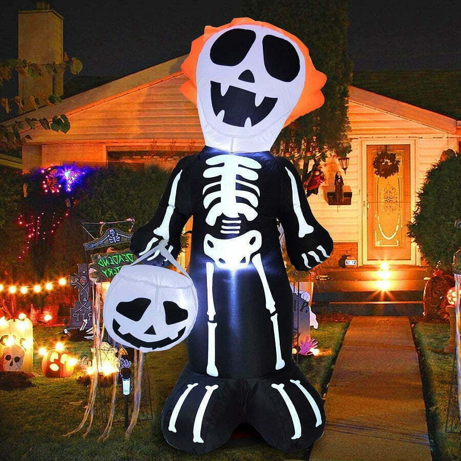 5ft skeleton inflatable