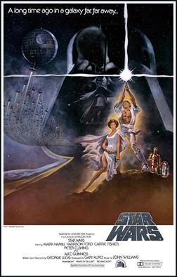 Star Wars New Hope poster wall decor