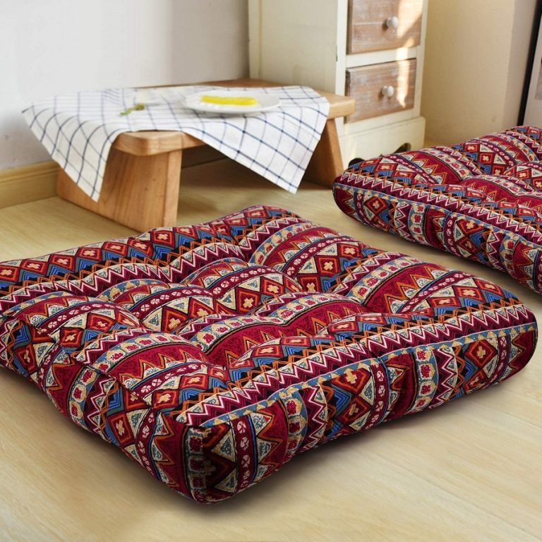 The Top 10 Best Rated Floor Pillows   Boho Floor Cushion 768x768 