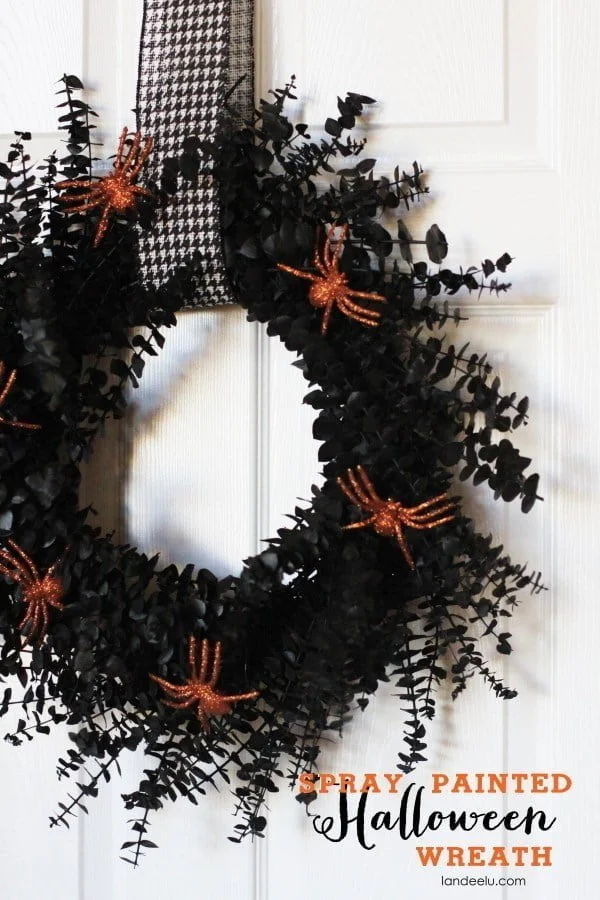 How to make a  spray painted  wreath 