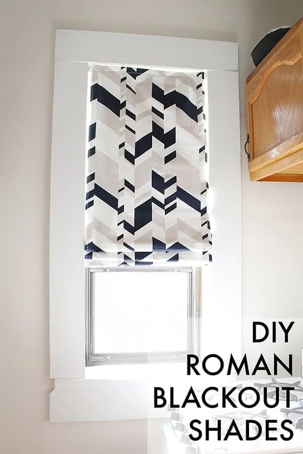 How to make  blackout Roman shades 