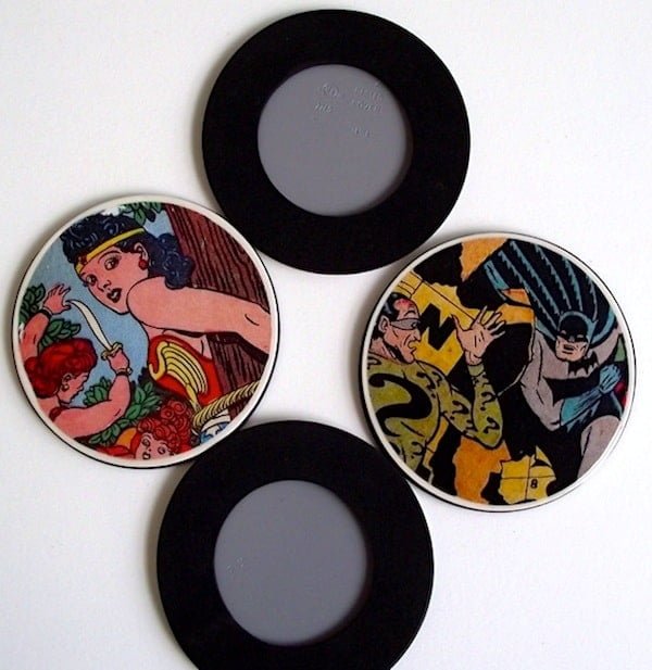 How to make  coasters from comic books 