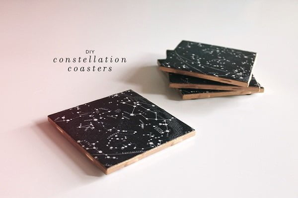 How to make  constellation coasters 