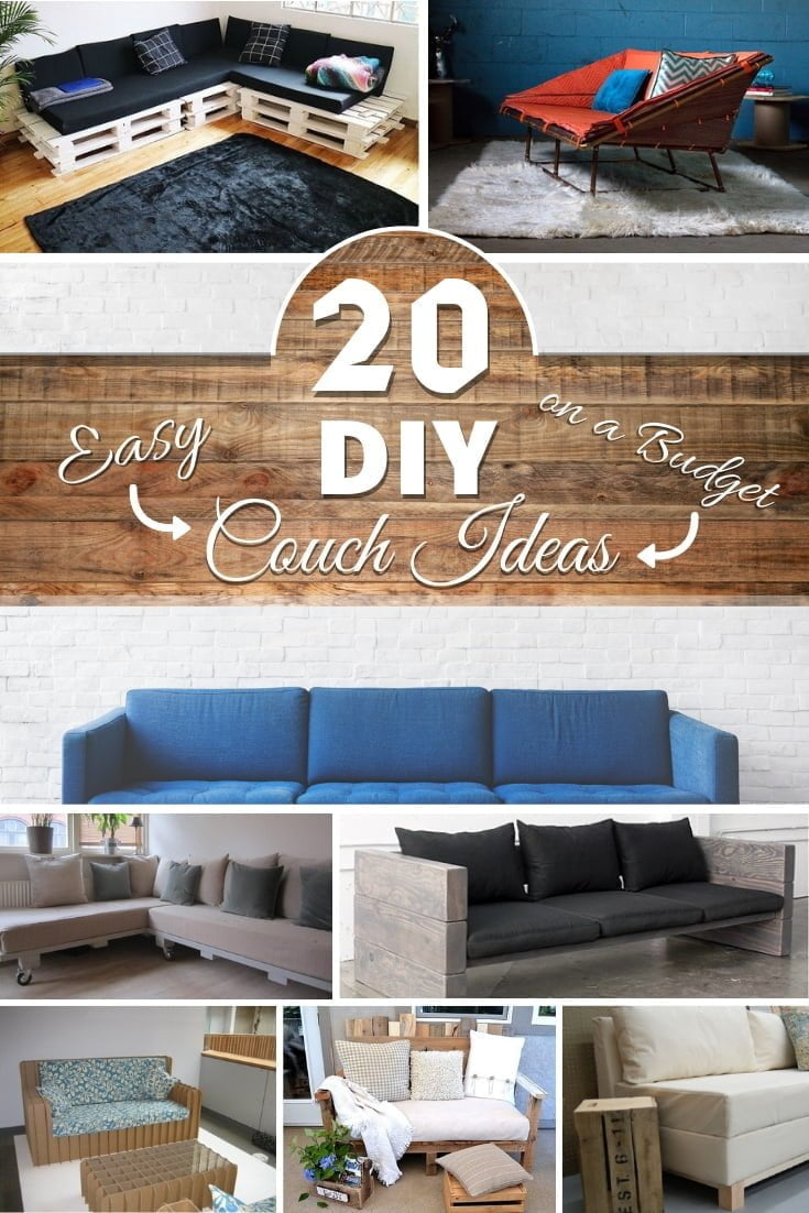 20 Easy Diy Couch Ideas You Can Make On A Budget