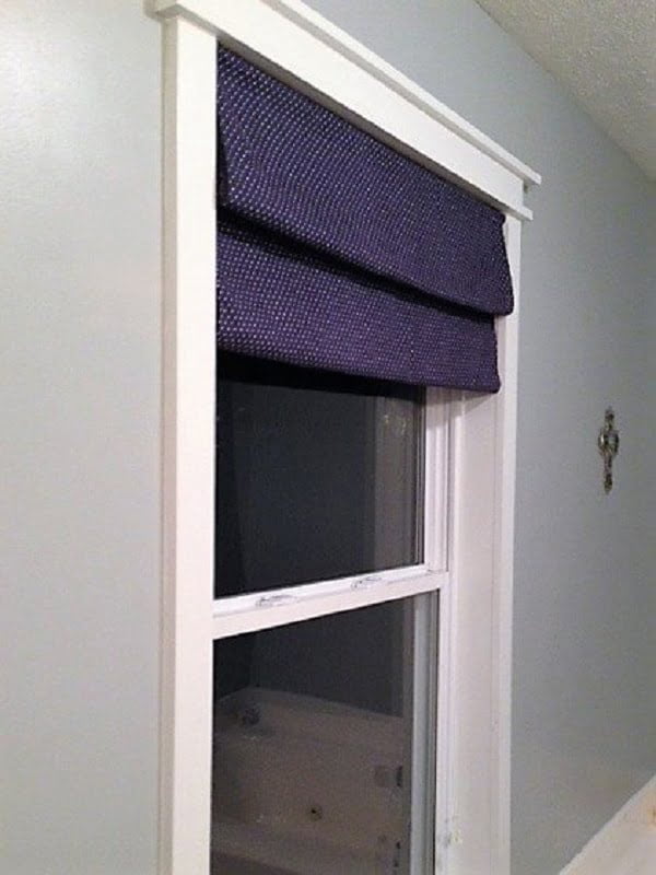 How to make easy  faux Roman shades 