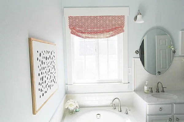 How to make  faux relaxed Roman shades 