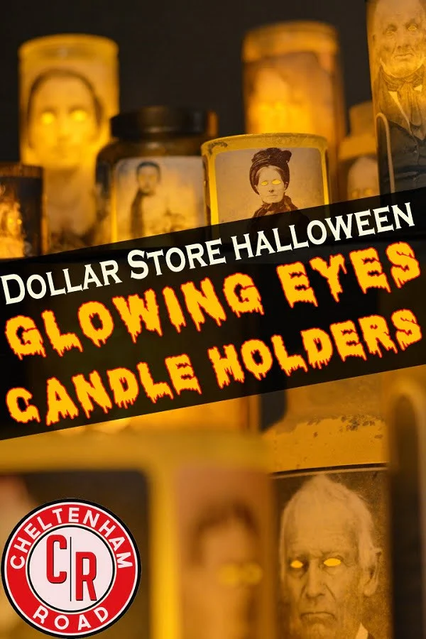 How to make  creepy Halloween candle holders 