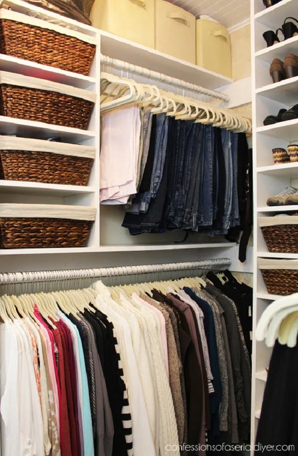How to do a  large closet makeover  