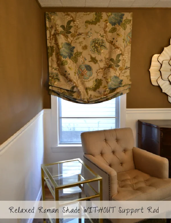 How to make  lined relaxed Roman shades 