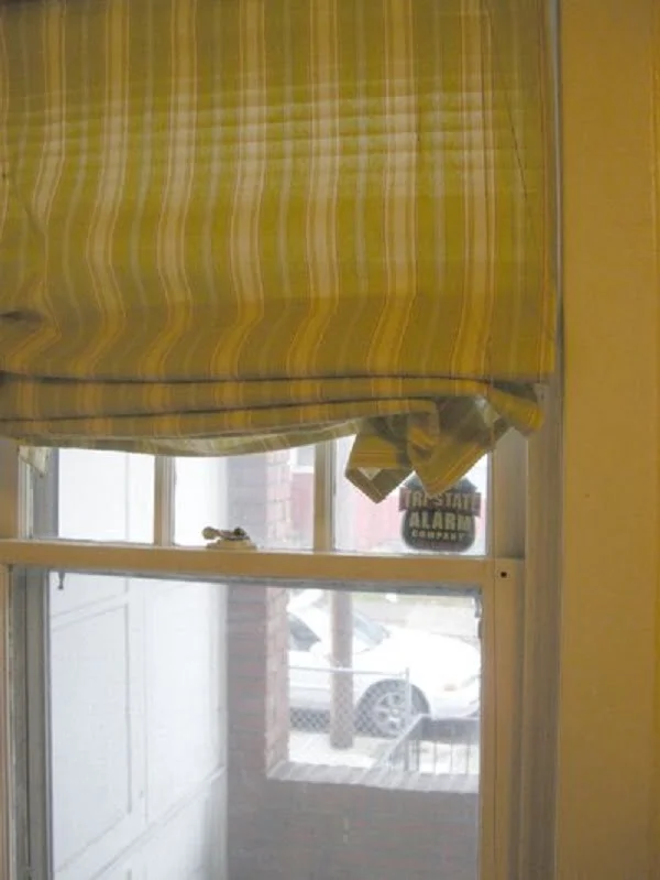 How to make  Roman shades from old blinds 