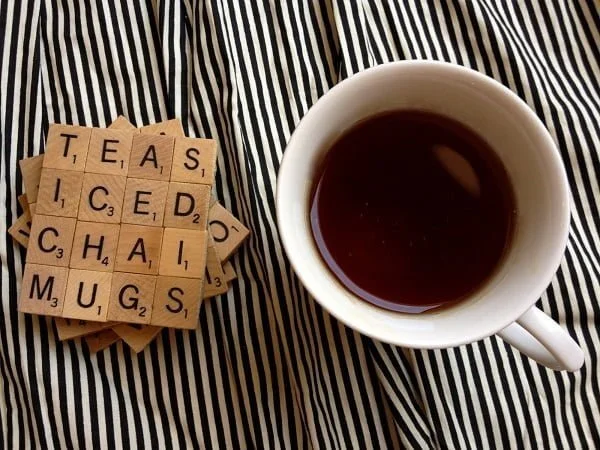 How to make scrabble coasters